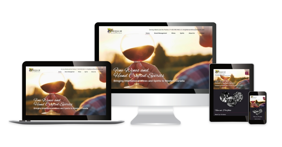 website on multiple displays